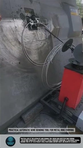 Practical Automatic Wire Bending tool for metal ring forming #tools
