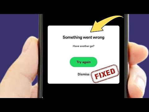 Fixed Spotify Something went wrong Try again | Spotify Login error fixed