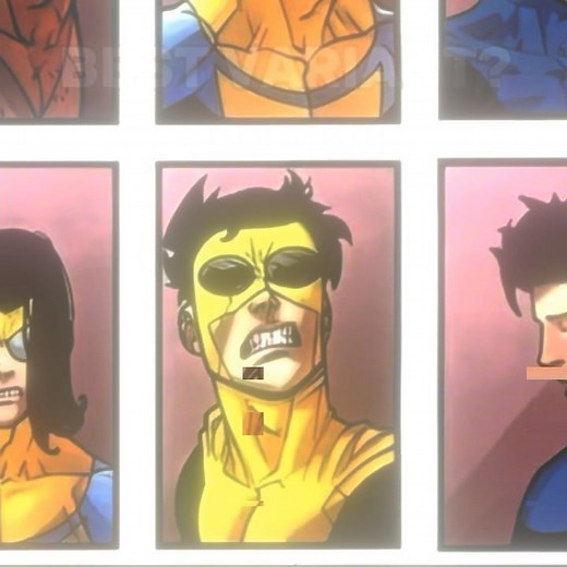 Whos the best variant? (my edit btw posted on a diff acc) #invincible #invincibleedit #mohawkmark