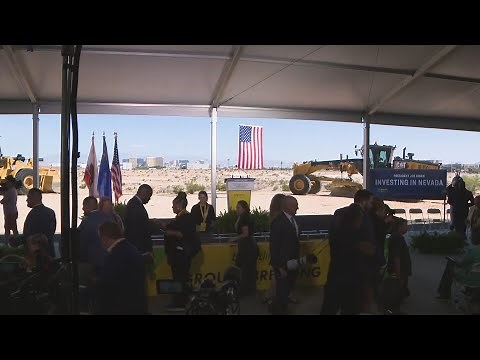 Brightline West groundbreaking ceremony in Las Vegas