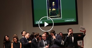 Crowd Gasps at Record-Setting Art Auction
