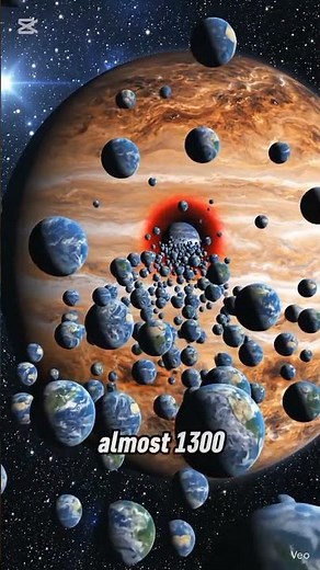 Jupiter is HOW big?! 🤯 #SpaceFacts #Jupiter