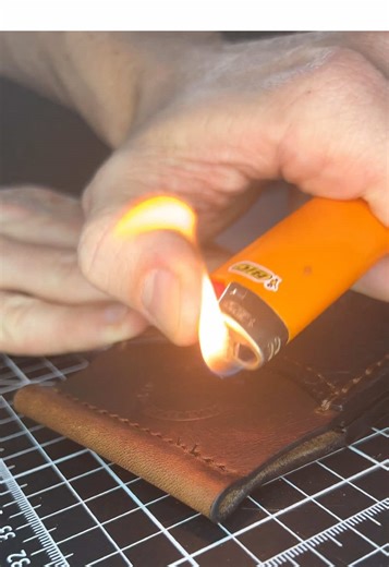 Beaver Money Clip Wallet: Last Stitch & Installing the Clip