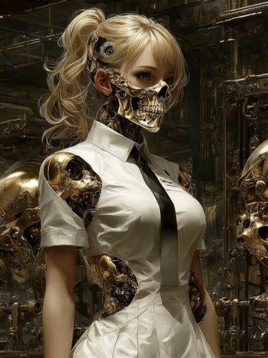 android-walks-around-a-museum-of-ancient-technologies-android-humanoid-futuristic #ai #robot #future #technology #2026