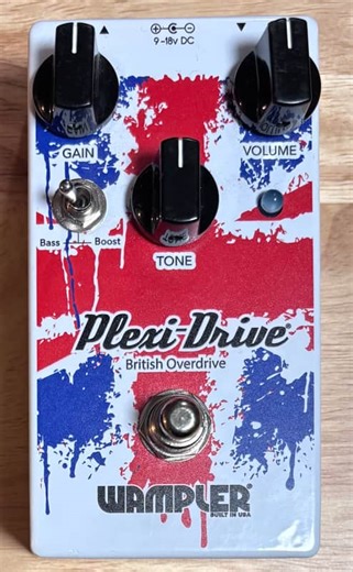 Wampler Plexi Drive 2017 - White with Flag Graphic | Reverb