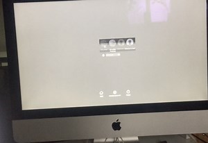 iMac 2012 - black-and-white stripes, graphics lags, artifacts...