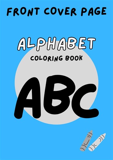 Alphabet Coloring Book for Kids, ABC Coloring Pages, Alphabet Printable, Learning Letters Activity, Digital Download - Etsy