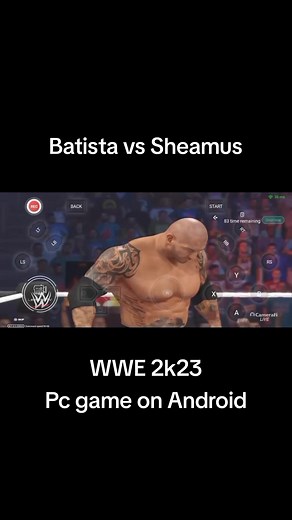Epic WWE Showdown: Batista vs Sheamus in WWE 2k23 PC Game on Android