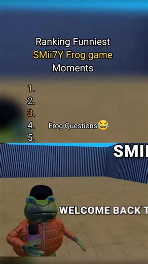 Ranking Funniest SMii7Y Frog game moments #fyp #smii7yclips #smii7y #foryou #froggame