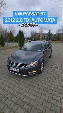 VW Passat B7 2012 2.0 TDI 140 CP euro 5 automatic