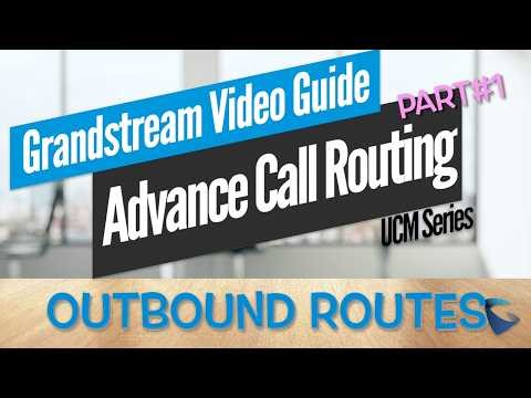 Video Guides - Outbound Routes Configuration: Patterns, failover, & Time Condition - Part 1