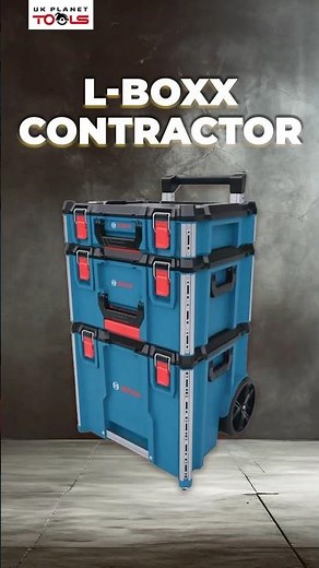 Bosch New L-BOXX Contractor storage system fully compatible with existing L-BOXX #ukplanettools