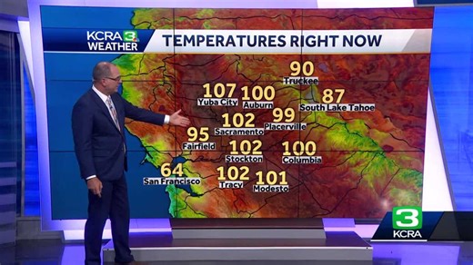 Sacramento, Stockton reach record temperatures on Sunday