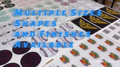 Custom Waterproof Vinyl Stickers with Your Image Photo Text or Logo | Personalized Dishwasher Safe Label for Business Logo