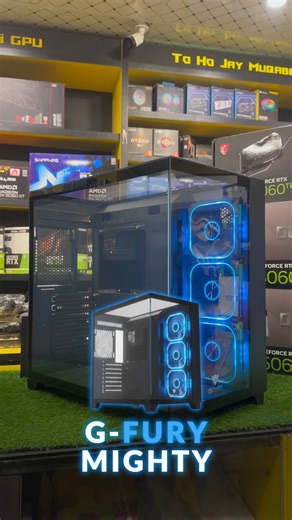 Nouman Khalid on Instagram: "The G-Fury Mighty Gaming Case is officially launched 🚀 This new case comes with 3 pre-installed ARGB fans, a modern gaming design, and solid airflow for smooth performance. Perfect for budget and mid-range PC builds, the G-Fury Mighty case is designed for gamers who want RGB aesthetics without overspending. Ideal for: ✔ Gaming PC builds ✔ RGB setups ✔ Budget & mid-range systems ✔ Clean airflow-focused builds 📦 Available now at Daddu Charger Gaming Store. Limited st