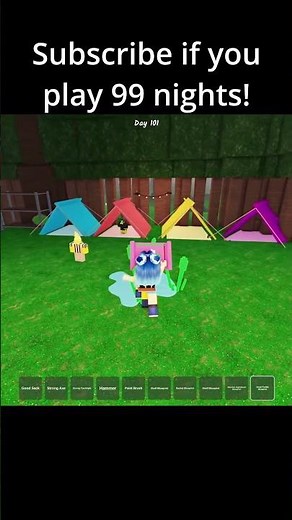 Funneh isn't a fan of Rainbow's base idea in 99 Nights 😭 #itsfunneh #krew #roblox #99nights