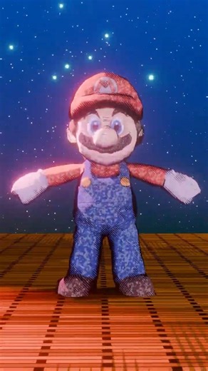 SUPER MARIO MODELO 3D RENDER
