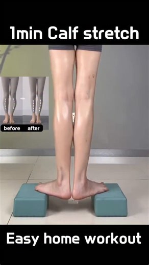 Calf stretch for tight calves #calfstretch #calfworkout | 다이어트