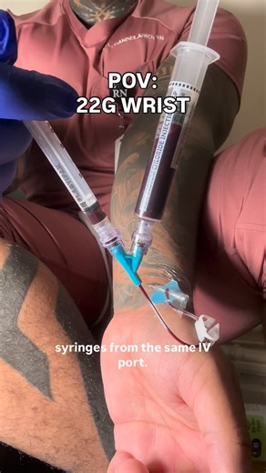 Lorangel Antonio Candelario BSN, RN on Instagram: "POV: 22G IV TO THE WRIST. 💉 START AN INTRAVENOUS LINE WITH ME. #22gauge nursingeducation #nursingskill #IV #intraveous #fluids #blooddraw #phlebotomy #nurse #fitness #nursing #dominican #ernurse #travelnurse #medical #viral #viralvideo #tattoos #tattoo #bodybuilding #emergency #newyork #newjersey #nursingschool #medicalschool #nclex #studentnurse #bronx #nursesofinstagram @fitscrubs"