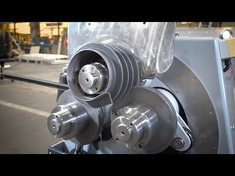 Angle Bar Spiralling / Flange Forming for Haltom Industries - Section Bending by SweBend