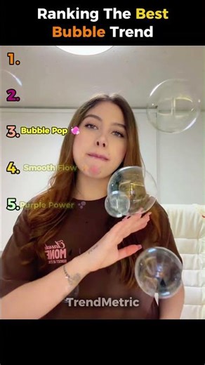Ranking The Best Bubble Trend 🫧✨ #shorts #bubbletrend #viral #dance