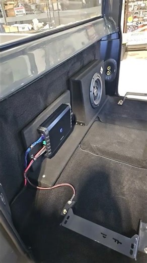 The sound system in the 68 GMC stepside has been wrapped up. Time to finish the rest of the interior