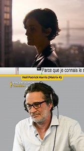 21K views · 90 reactions | "Ils ne veulent pas la liberté ni même le pouvoir, ils veulent seulement qu'on les contrôle" 勞 Vincent Ropion prête sa magnifique voix à Neil Patrick Harris dans "Matrix Resurrections"️ Une note sur 5 pour ce film ?  | AlloCiné | Facebook