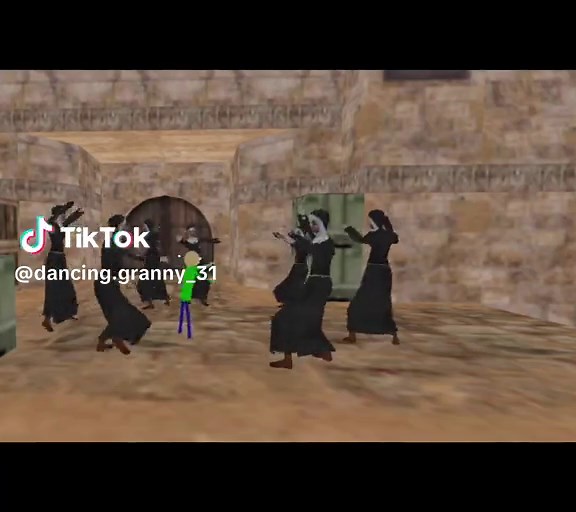 Dancing granny on TikTok