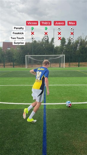 Best 4 shots challenge🔥 @⚡ 2Freres 2Frappes ⚡ #football #footballchallenge