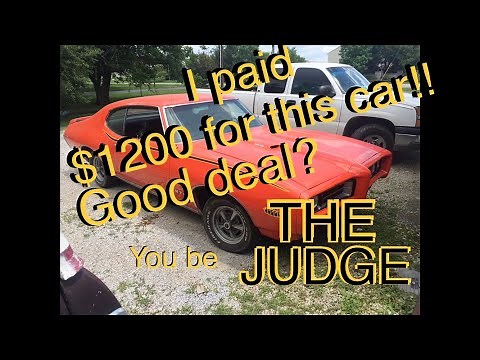 E8 1969 GTO Judge what makes it a true (THE JUDGE)