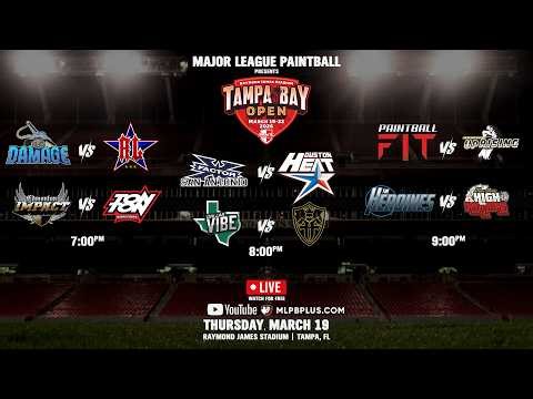 STADIUM SHOW - NXL TAMPA BAY OPEN | MARCH 19 | PRO Paintball - #paintball #tampabay