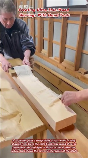 Creating Ultra Thin Wood Shavings With Hand Tools