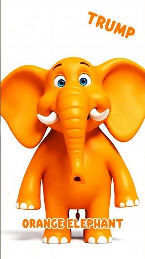 🌈 Orange Elephant & Friends Color Song 🐘🐒🐧 | Fun Animal Sounds for Kids 🎵✨