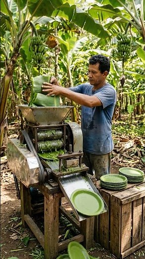Eco-Friendly Banana Leaf Plates: Nature's Reusable Wonder! 🍃
