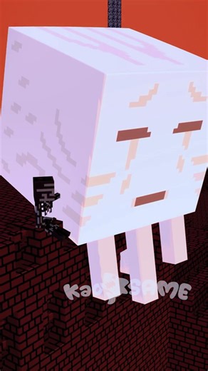 🔥The Melancholy of a Ghast | #マイクラ #minecraft #minecraftanimation #マイクラアニメ #shorts