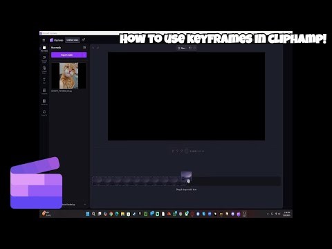 How to use keyframes in clipchamp in 2025!