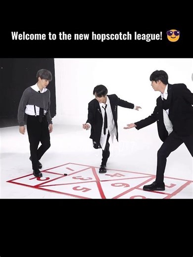 Jin, Suga, Jk✨playing Hopscotch💖 #bts #btstaehyungot7 #ytshorts #viral #edit #jk #jin #suga #shorts
