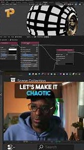 Blender Tutorial: Create Awesome Emissive Lines & Techno Patterns FAST! #shorts