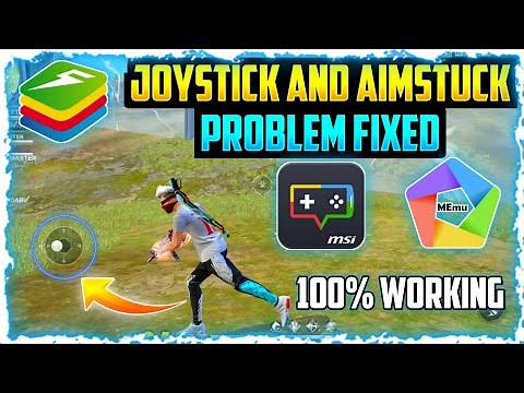 HOW TO FIX JOYSTICK PROBLEM IN FREE FIRE BLUESTACKS | BLUESTACKS AIM STUCK PROBLEM FIXED