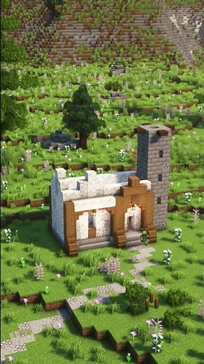How to Build a Rustic Diorite House in Minecraft