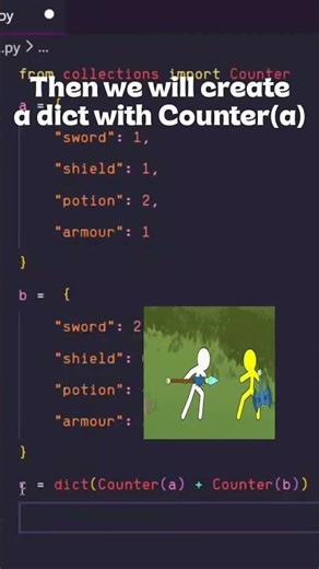 Adding values from dict to another in #python
