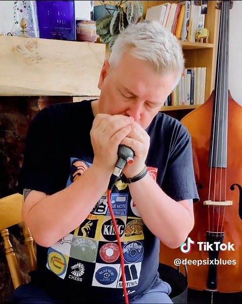 Playing the Harpblaster HB52 with Alpha Wolf Pedal