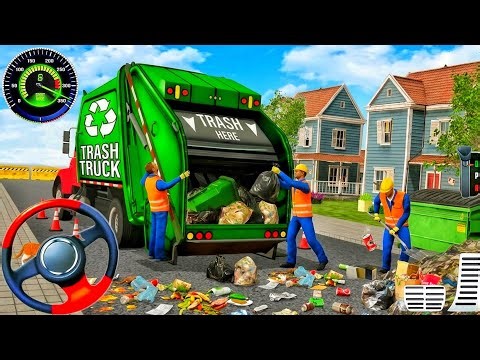 Garbage Truck Simulator 2026: Extreme City Driving Challenge 3D! Android Gameplay