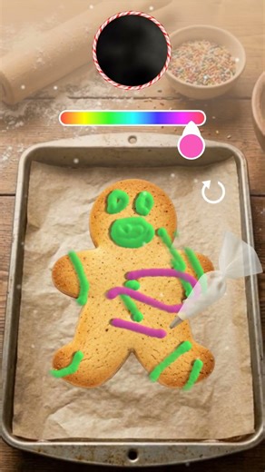 very beautiful gingerbread man