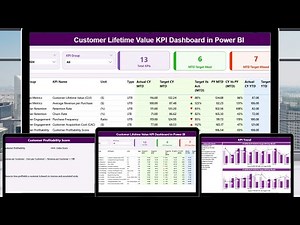 Customer Lifetime Value KPI Dashboard in Power BI