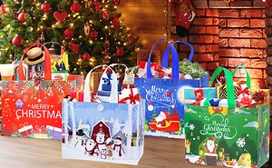 Watch Large Christmas Gift Bags with Handles on Amazon Live