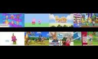 Mix of 8 videos from youtube : 8 Nick Jr. Theme Songs Played at Once #6