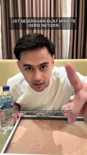 List Seserahan sesuai request kalain. Makin dewasa makin ngerasa aqua lebih seger drpd es teh manis. Tp ttp segeran calon bini gua #AQUAAHHH @SehatAQUA