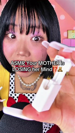 ASMR Why is Mother acting so Strange💔 on my YT right now✨ LINK IN BIO🔗😈 #horrorasmr #asmrvideo #k1ttenscafe #asmr #othermother