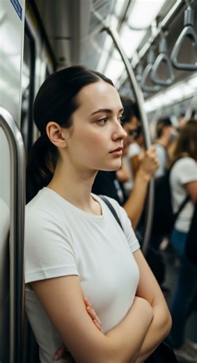 도쿄 만원 전철에서 흔히 있는 해프닝 갑작스런 인파 속 대처법 #지하철 #aiart #shorts